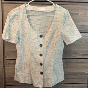 Grid print button up